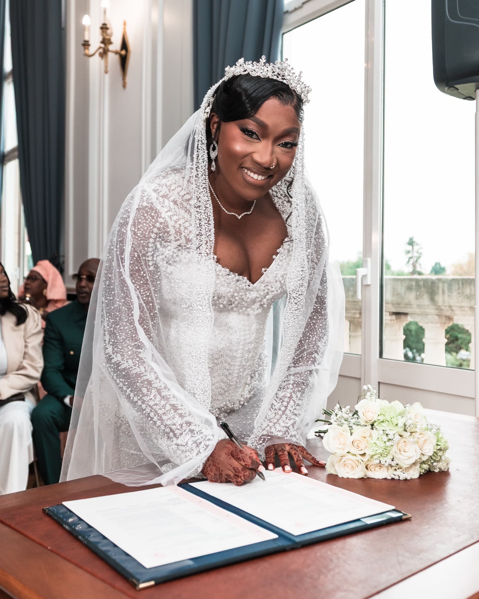 Photo de mariage spontanée et naturelle